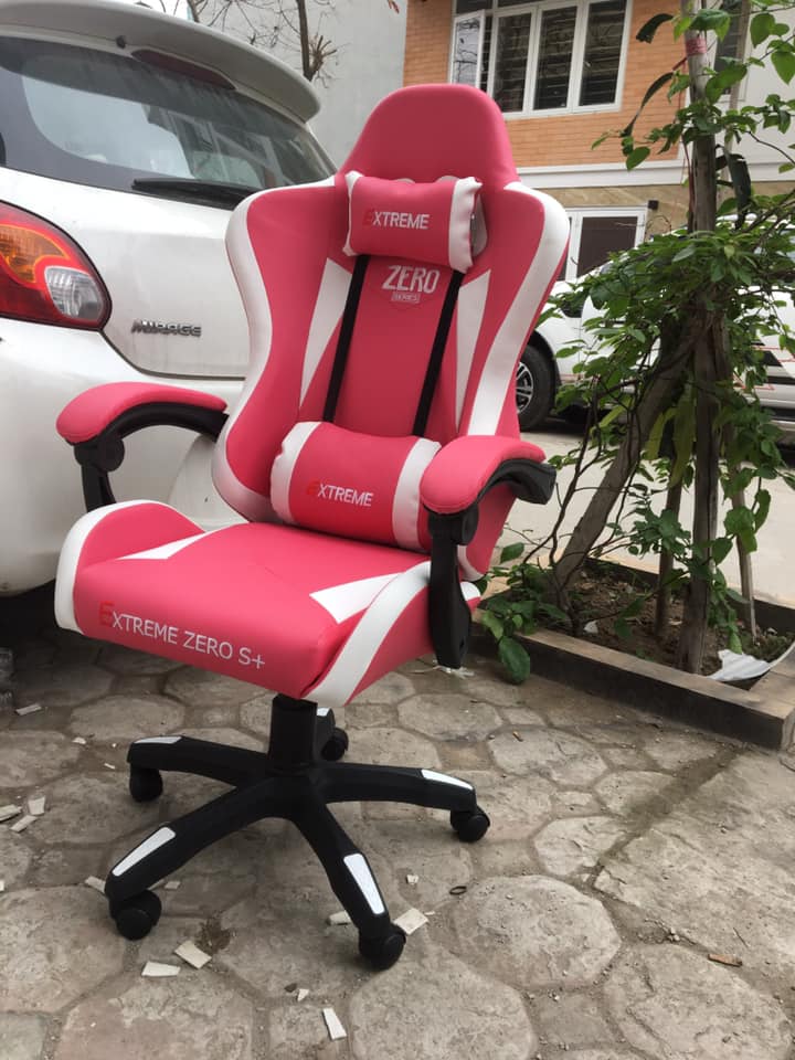 Ghế chơi game Extreme Zero S+ Pink- White – Bàn ghế game thủ tại Hà Nội